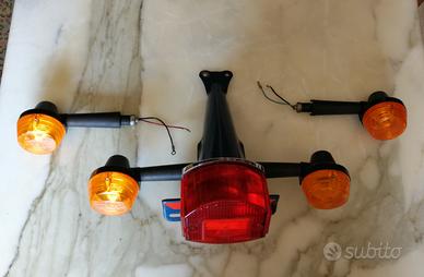 portatarga più faro e frecce Cagiva 125