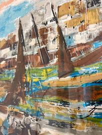 Quadro stampa retouchè intervenuta