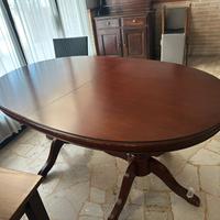 tavolo ovale per 6/8 persone estensibile 