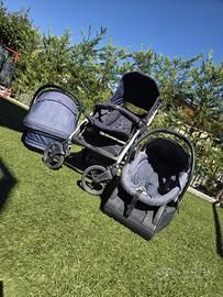 Trio CAM con passeggino culla e ovetto con base au