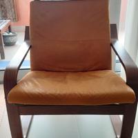 POLTRONA POANG IKEA CON POGGIAPIEDI Cuscini  Knisa