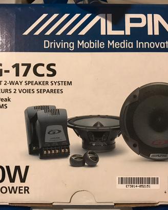 Sistema audio completo Alpine per auto