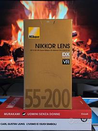 Obiettivo Nikon 55-200 + scatola