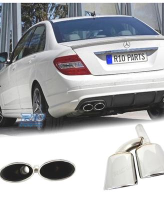 TERMINALI SCARICO SPECIFICO MERCEDES CLASSE C W204