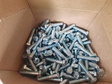 Viti M8 x 40 testa esagonale mezzo filetto