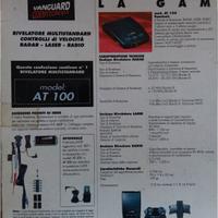 Autovelox detector Vanguard AT-100 radar laser rad