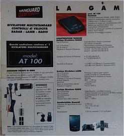 Autovelox detector Vanguard AT-100 radar laser rad