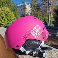 Casco, guanti, pantalone da sci bambino