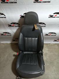 Sedile in pelle nera anteriore destra opel insigni