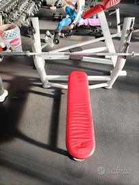 PANCA PIANA con portabilancieri e altre