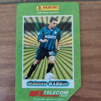 carta telefonica Roberto Baggio