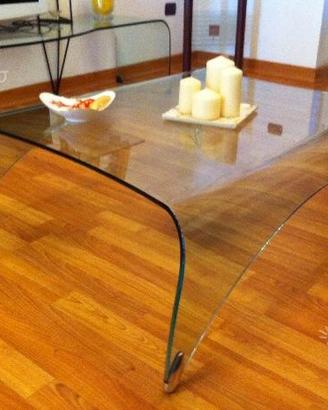 Tavolino in Cristallo brand FIAM….120x90