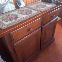 Credenza legno due ante
