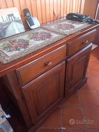 Credenza legno due ante