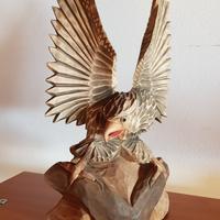 Aquila in legno