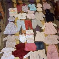 Stock vestiti 0-12 mesi assortiti bimbina