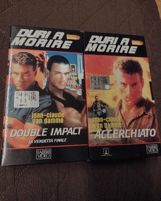 Videocassette VHS Collezione Jean Claude Van Damme