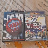 Sega Mega Drive:NBA Jam + Virtua Racing Retro Game