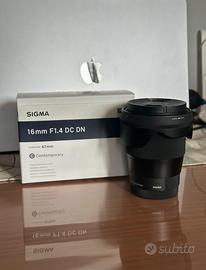 Sigma 16mm f/1.4 DC DN - Sony E Mount