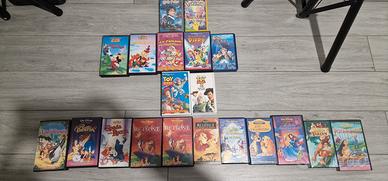 Lotto 20 Vhs Disney Originali 