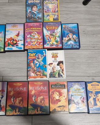 Lotto 20 Vhs Disney Originali 