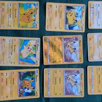 Carte Pokemon serie Pikachu lotto pz.9