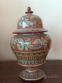  Vaso con coperchio "Biagioli Gubbio"