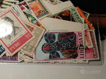 HOBBY FRANCOBOLLI VARI PERSONAGGI FAMOSI 