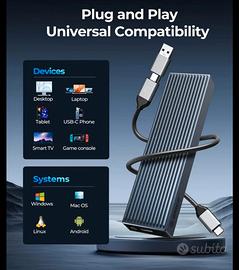 HD/pendrive esterno USB 3 - 1000 GB velocissimo