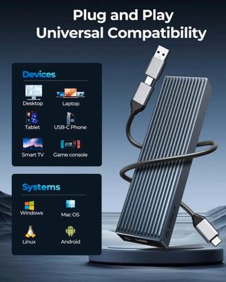 HD/pendrive esterno USB 3 - 1000 GB velocissimo