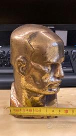 Busto Mussolini in ottone pieno 4,7kg!!!