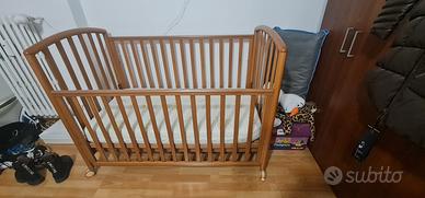 lettino Pali conpleto di materasso