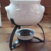 Set per bourguignonne in ceramica nuovo