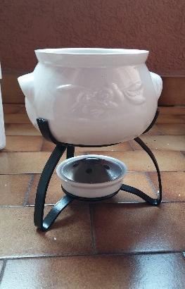 Set per bourguignonne in ceramica nuovo