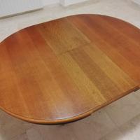 Tavolo tondo apribile + 4 sedie Old America