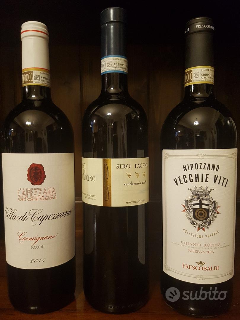 Bottiglie di vino rosso pregiato da collezione - Collezionismo In vendita a  Roma