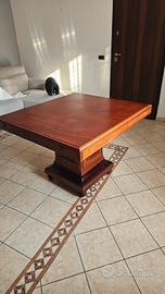 Tavolo del Primo '900 Restaurato con Vano Segreto