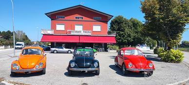 Maggiolone ROSSO + ARANCIO + NERO CABRIO