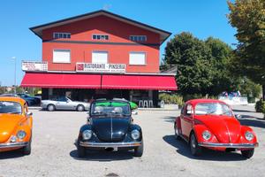 Maggiolone ROSSO + ARANCIO + NERO CABRIO