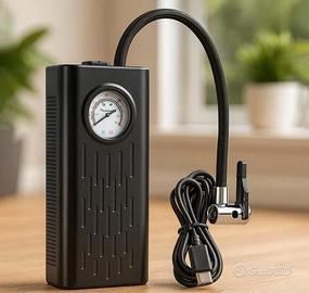 Compressore Aria Portatile 150PSI USB-C Auto Bici