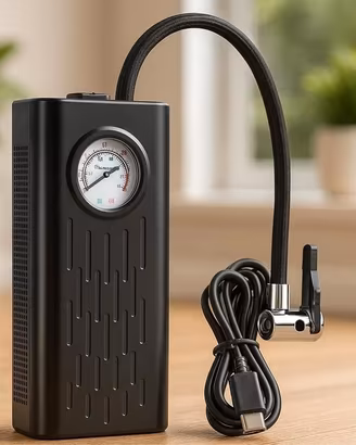 Compressore Aria Portatile 150PSI USB-C Auto Bici