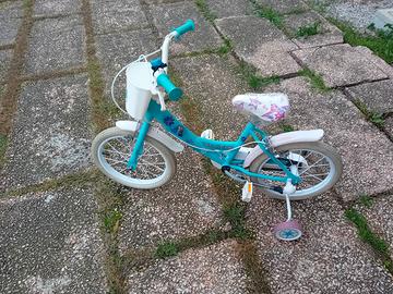 BICI BAMBINA FROZEN RUOTE DA 16" SELLA NUOVA