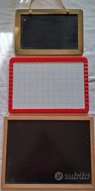 3 lavagnette per scrivere 
