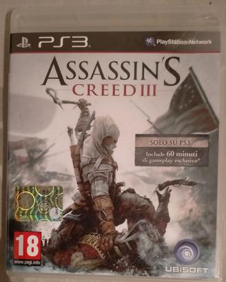 Assassin creed III per ps3