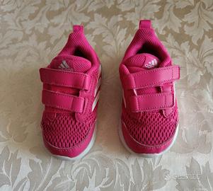 scarpe bambina Adidas rosa MIS 22 buono stato 