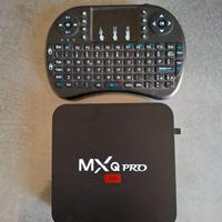 📺 TV Box Android MXQ Pro 4K + Alimentatore e Cavo