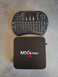📺 TV Box Android MXQ Pro 4K + Alimentatore e Cavo
