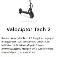 Velociptor Tech 2 monopattino emg