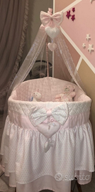 Rivestimento culla vimini