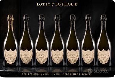 Lotto 7 Dom Pérignon -6x Vintage 2013  + 1x  2012